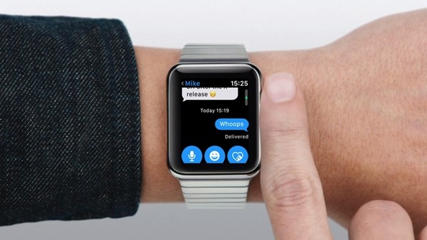 Thao tác vuốt là thao tác dùng nhiều trên Apple Watch